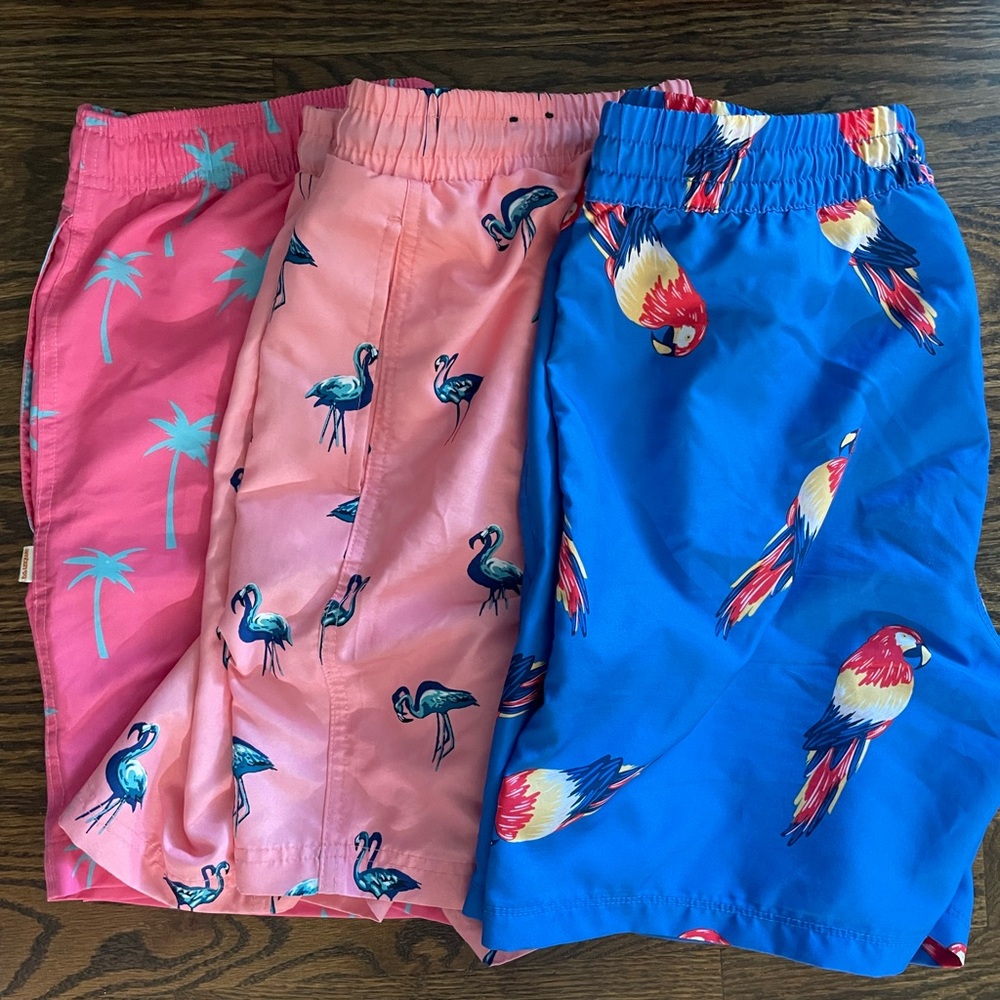 Hurley Tropical Flamingo and Parrot Board Shorts Set